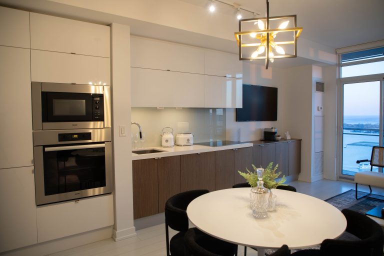 AirBnB kitchen styling in mississauga