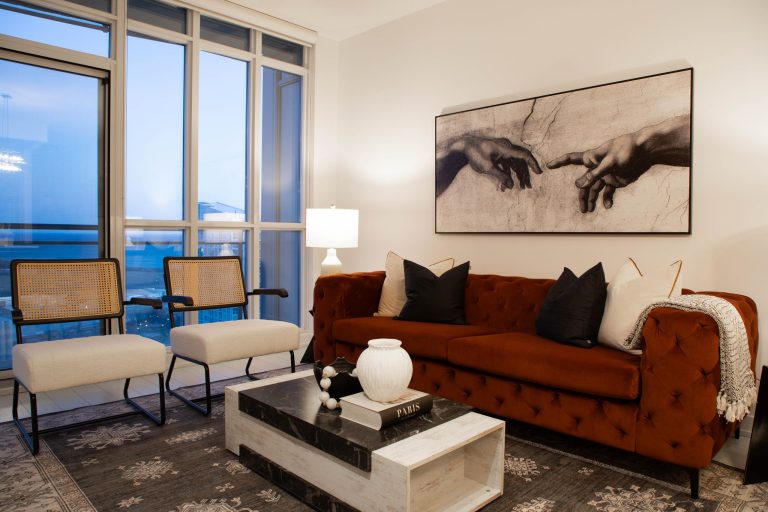 AirBnb staging by Designs by Deeda