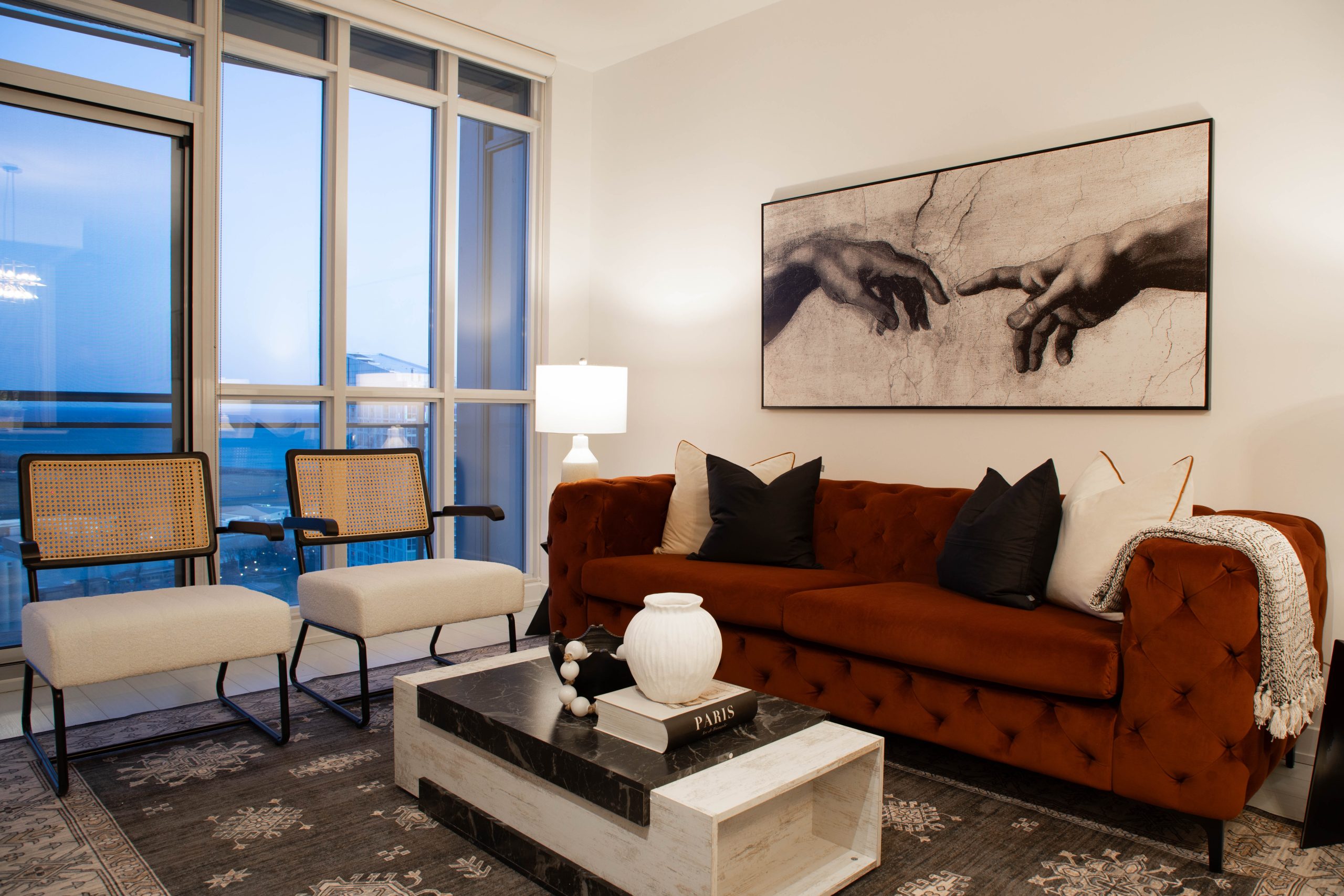 AirBnb staging by Designs by Deeda